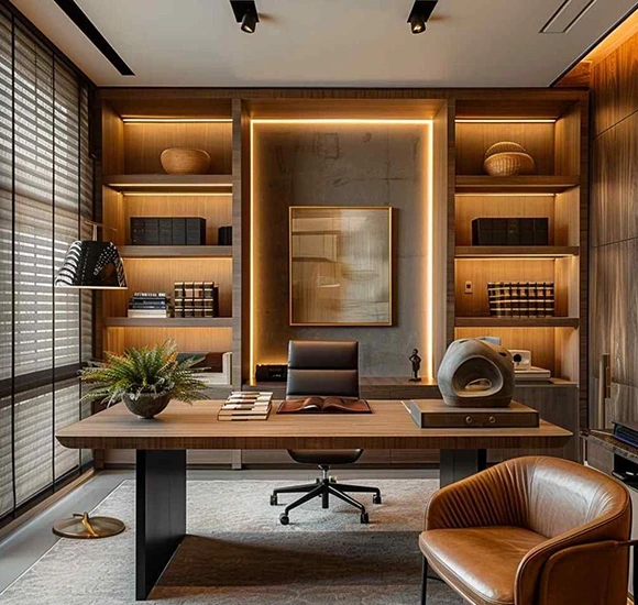 Custom Home Office Design Services in Bonita Springs